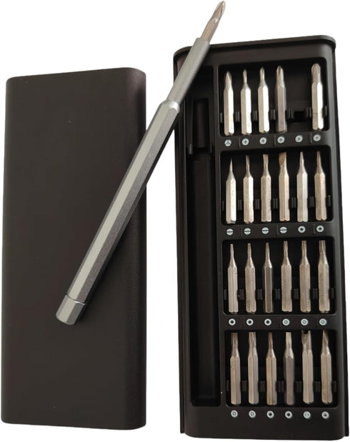 Precision Screwdriver Set, 24 in 1 Magnetic Phillips Torx Bits for iPhone PC Game Console DIY Repair Tools