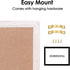 TORASO 13" x 17" Whiteboard Calendar & Corkboard, Combination Dry Erase White Board & Bulletin Board