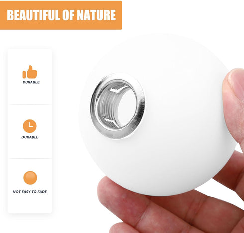 G9 3.14 Inch TEHAUX Frosted Glass Lampshade Replacement Globe Retro Round Lamp Cover for Ceiling Wall and Table Lights
