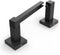 FORIOUS Modern Black Toilet Paper Holder, Wall Mount Square SUS 304 Stainless Steel Bathroom Holder