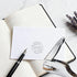 Set Invitation100Pcs ANATTASOUL Letter Book Embosser Personalized Sweet Thanks Pattern Book Stamp, Durable Library