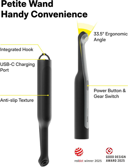 IPX7 12 HOTO Wand Cordless Spin Scrubber, Electric Rechargeble Grout Cleaning Brush, Waterproof Bathroom Scrubber