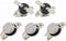 5-Pack KSD301 150 Degrees Centigrade Normally Closed NC Thermostat Thermal Control Switch 250V 10A