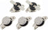 5-Pack KSD301 150 Degrees Centigrade Normally Closed NC Thermostat Thermal Control Switch 250V 10A