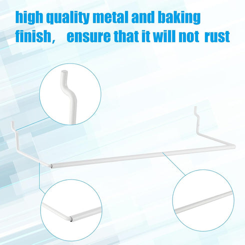 8 Pcs Paper Towel Holder for Pegboard, Extendable Organizer Accessories for Craft Room, Laundry Room, Kitchen, Bathroom