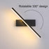 SAXAYWWD -11.81IN,Color:White Wall Sconces LED Rotatable Bedside Lamp Living Room Staircase Wall Lamp Bedroom Lamp