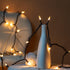 YULETIME Frosted White Christmas Lights with Brown Wire, 66 Feet 200 Count UL Certified String Lights, 2 Sets