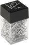 Black Magnetic Paper Clip Dispenser Holder for Desk, School, Office Supplies, Workspace Organizers.