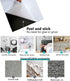 XUANINY 10-Sheet Peel and Stick Backsplash Tiles for Kitchen, Bathroom, Fireplace, Self Adhesive Metal Aluminum Mosaic