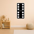 Azeeda (720mm) (DW00182458) 'Domino Game Tile' White Premium Vinyl Decal Sticker Waterproof, Durable & Easy to Apply