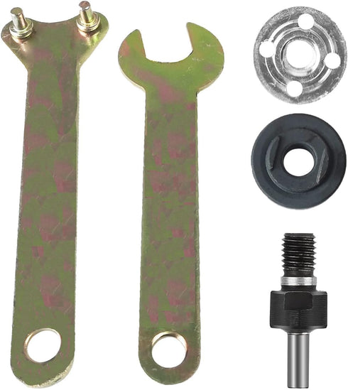 5 in 1 Electric Drill Conversion Angle Grinder Adapter Kit, 6mm Arbor Mandrel Converter Tool