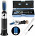 VGVGV Brix Refractometer, Handheld Alcohol Refractometer Sugar Brix Alcohol Alcoholometer Sugar Meter Refratometer