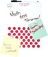Five Star Locker Accessories, Locker Dry Erase Board + Push Pin Board, Magnetic, 6" x 8", Red (73543)