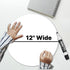 Table Spots Dry Erase Dots - 10 Pack Large 12" Circles for Classroom Tables, Premium Vinyl, No Staining, White