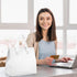 Ubamdom 20 Pack (9.4 5.9 9.4 Inches, Insulated Take Away Bags Bulk Thermal Insulation Food for Coffee Milk Tea Hot Cold