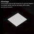 PATIKIL Alumina Ceramic Sheet Square Cooling Pad, Insulating Sheet 5pcs High Hardness for MOS Transistor 50x50x0.5mm