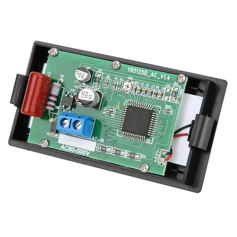 YB5135D Digital AC Voltmeter LCD Blue Backlight Two Wire Voltage Tester Measuring Range AC80-500V