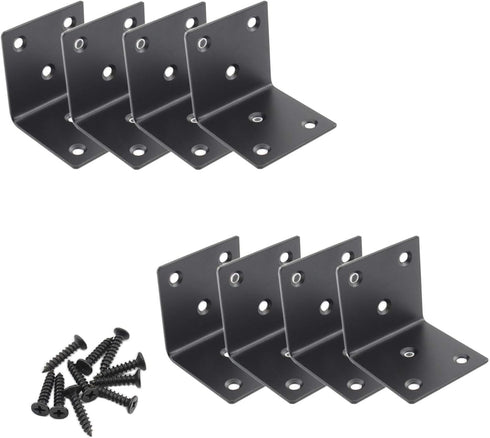 90 (50x50x50mm) Heavy Duty Stainless Steel Corner Bracket,ULIFESTAR L Shaped Shelf Bracket Degree Corner Brace Large