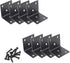 90 (50x50x50mm) Heavy Duty Stainless Steel Corner Bracket,ULIFESTAR L Shaped Shelf Bracket Degree Corner Brace Large