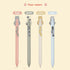 Cat Pens, 4 Pcs 0.5mm Cute Kawaii Pens Black Ink Pens Fine Point Smooth Writing Pens, High-End Series Cat's Tail Retractable Pens for Journaling Note Taking (4 Pcs Cat) by UIXJODO