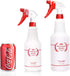 Plastic Spray Bottle (4 Pack, 32 Oz, All-Purpose) Heavy Duty Spraying Bottles Leak Proof Mist Empty Water Bottle for Cleaning Solution Planting Pet with Adjustable Nozzle and Measurements by Uineko