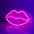 Pink Lips Neon Sign Night Lights for Bedroom LED Pink Wall Sign Party Girls Baby Kids Children Gifts Home Lips Neon