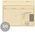 Classic Professional Manila File Folder, 50 Preprinted Job Folders, 10" x 12", Task Cost Tracking, Made in USA