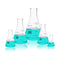 Narrow Mouth Graduated Glass Erlenmeyer Flask Set | 1pc of Vol.50 150 250 500 1000 ml, 3.3 Borosilicate Glass