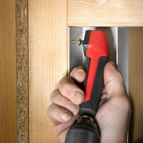 Right Angle Attachment for Electric Screwdriver, 90 Degree Corner Device, ABS Handle Socket Adapter for 18v Drill