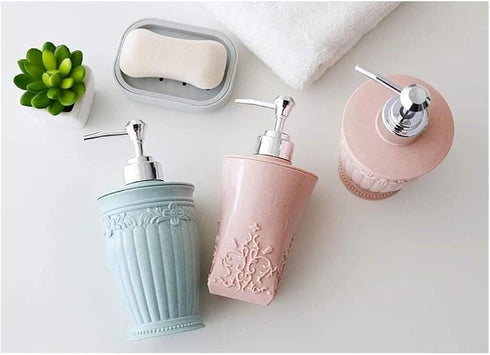 CSNBDMBBSH red1) Ceramic Soap Dispenser,Foaming Hand Soap Dispenser Refillable Hand Sanitizer Bottle, Bathroom, Kitchen