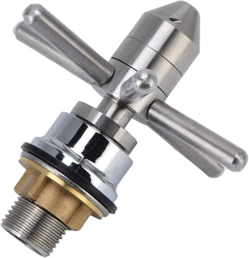Sink glass rinser, stainless steel kitchen cup washer with star shaped base, for bar restaurant coffee shop home milk