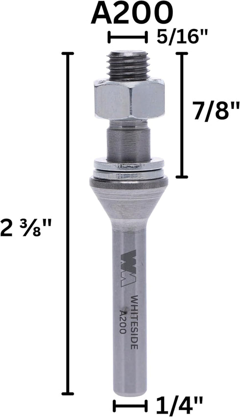 Whiteside Router Bits A200 1/4-Inch Arbor Shank