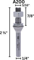 Whiteside Router Bits A200 1/4-Inch Arbor Shank