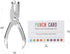 ONEDONE Punch Cards (Pack of 200) Reward Punch Cards for Classroom Behavior Incentive Awards for Kids Students Teachers Home Classroom School Business Loyalty Gift Card - 3.5" x 2"