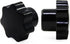 OCR 10Pcs M6 7 Star Knob - Knurled Thread Clamping Knob, Black Plastic Screw-On Star Knob Handle