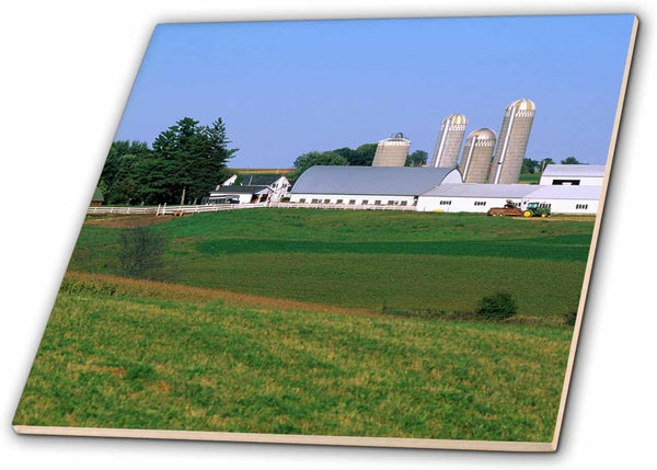 3dRose Dairy Farm in Vernon County Wisconsin - US50 DFR0018 - David
