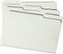 Smead Pressboard File Folder, 1/3-Cut Tab, 2" Expansion, Legal Size, Gray/Green, 25 per Box