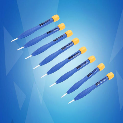 Yosoo 8pcs Adjustment Frequency Screwdriver Anti-Static Plastic Ceramic Set, Home Hand Tools