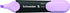 Schneider Job Pastel Highlighter, Chisel Tip 1 + 5 mm, Black Barrel, Lavender Ink, Box of 10 Highlighters (1528) -