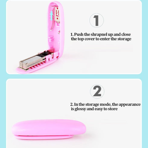 Mini Stapler, Compact Office Miniature Stapler, Portable Leverage Structure, Gift for Home School Students