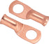 6pcs Sanuke 4 Awg - 3/8" (M10) Heavy Duty Wire Lugs Ring Terminal Connectors for Battery Cable