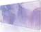 Large Desk Mat, 32" x 12" XXL Extended Gaming Mousepad, Cute Office Supplies and Accessories, Violet Marble