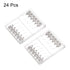 24pcs Blunt Tip Dispensing Needle, 30 Gauge 1/2" Bent Flow Design with Luer Lock & Storage Box for Adhesive Glue