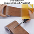 GORGECRAFT 3.15" x 32' Wood Grain Tape, Self-Adhesive Realistic Duck Tape Roll for Home Decor and Renovation