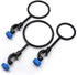 Laboratory Support Stand Clamps, Retort Clamp Support Ring Lab Stand Set