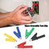 Folders Safety Test Clips 10pcs/Set P2002 20A 4mm Banana Jack Safety Test Clip for Multimeter