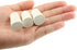 10 Pcs 2# White Solid Rubber Stoppers Tapered Lab Plugs, Dia. 20mm x Dia. 15mm - Height 26mm