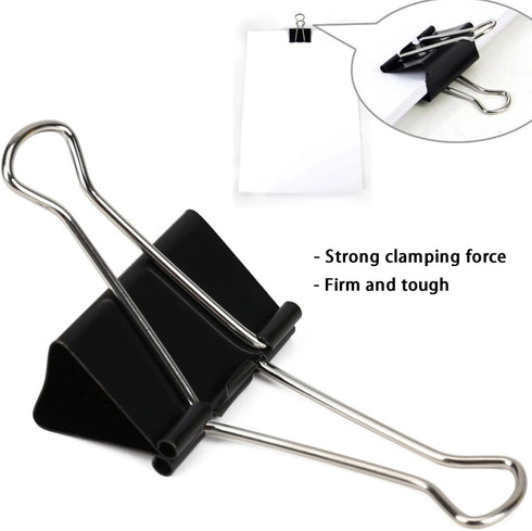 Extra Large 2.4 Inch Binder Clips, 30 Pack, Upgrade Big Paper Clamps for Office and Home Supplies