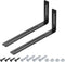 uxcell 2Pcs Adjustable L-Shape Corner Brace, 130 x 300 x 30mm l