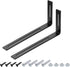 uxcell 2Pcs Adjustable L-Shape Corner Brace, 130 x 300 x 30mm l